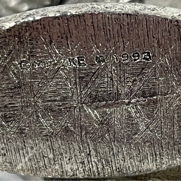 Vintage 1993 Metzke Pewter Old World Santa and Christmas Tree Figurine Set of 8 - Picture 8 of 10